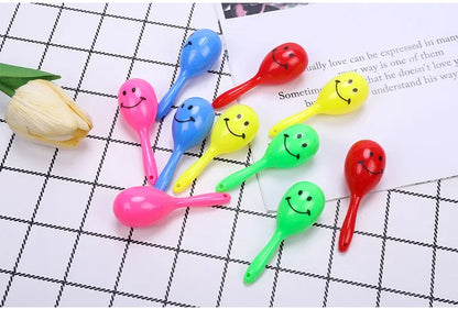 10Pcs Cartoon toddler toys, sand hammer toys, learning toys, party cheering instruments, creative toys and small gifts