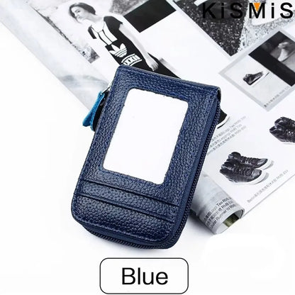 RFID Blocking Aluminum Card Case - Credit Card Protector, Business Card Holder, Metal ID Organizer Wallet, 6 Slots for Women,Men