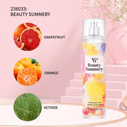 Women's Long Lasting Light Fragrance Victoria Fragrance Body Spray With Various Flavors Skin Care