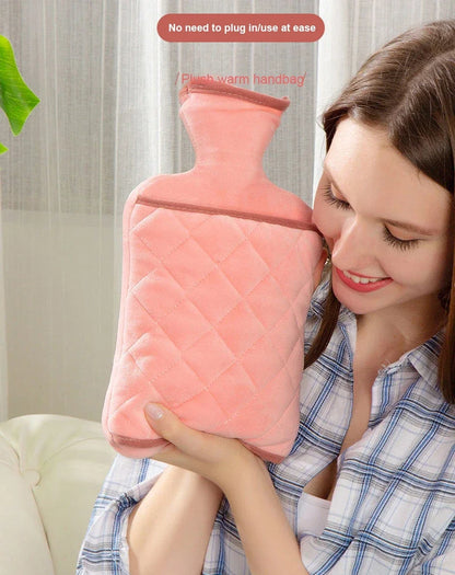 1PC Hot Water Bottle 1000ml Water Filled Winter Hot Water Bag Hand and Foot Thermos Hot Water Bottle Hot Water Accessories
