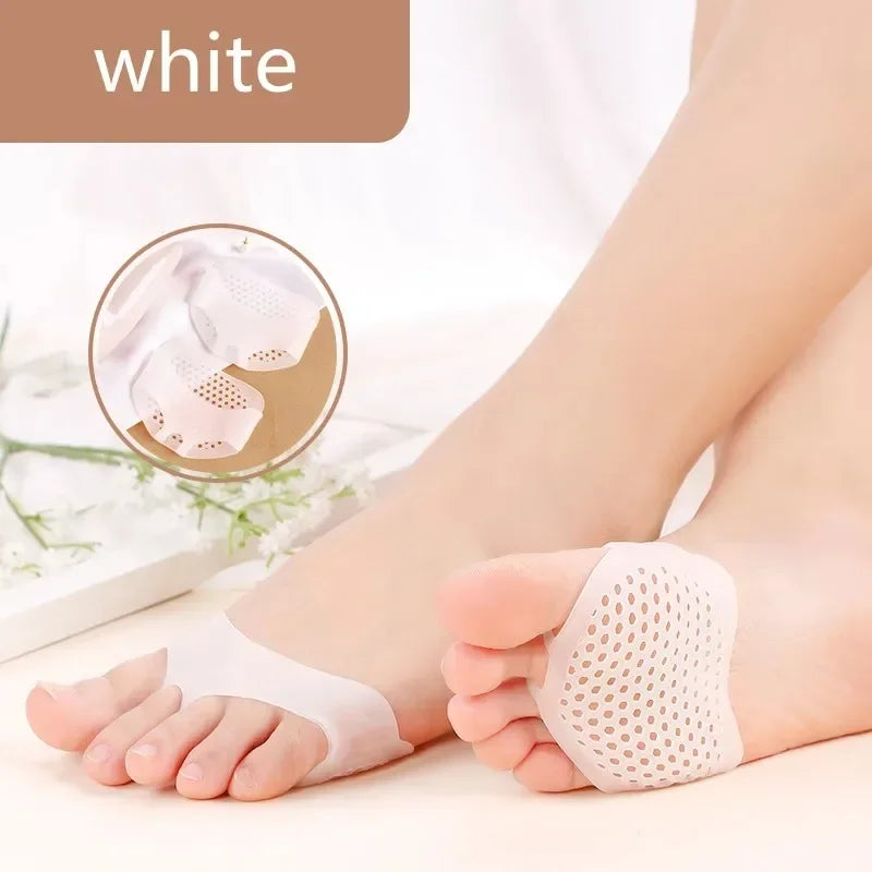 Silicone Forefoot Pads for Women High Heel Pain Relieve Inserts Breathable Foot Care Pads Half Shoe Insole Cushion Accessories