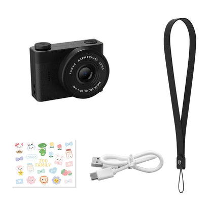 A5 Mini Camera With 1.54in Screen Vintage Camera Front Rear Camera Kids Camera Indoor Home Support TF Card Kids Vlog Camera