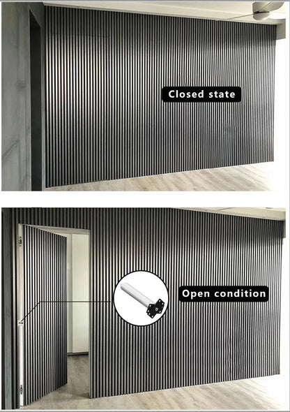 Invisible Door Closers Home Door Wooden Door Automatic Closers Hidden Lightweight Door Spring Adjustable Hinge Closers Hardware