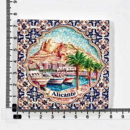 Europe Spain Barcelona Madrid Valencia Alicante Benidorm  3D Fridge Magnets Decoration Handicraft Magnetic Refrigerator