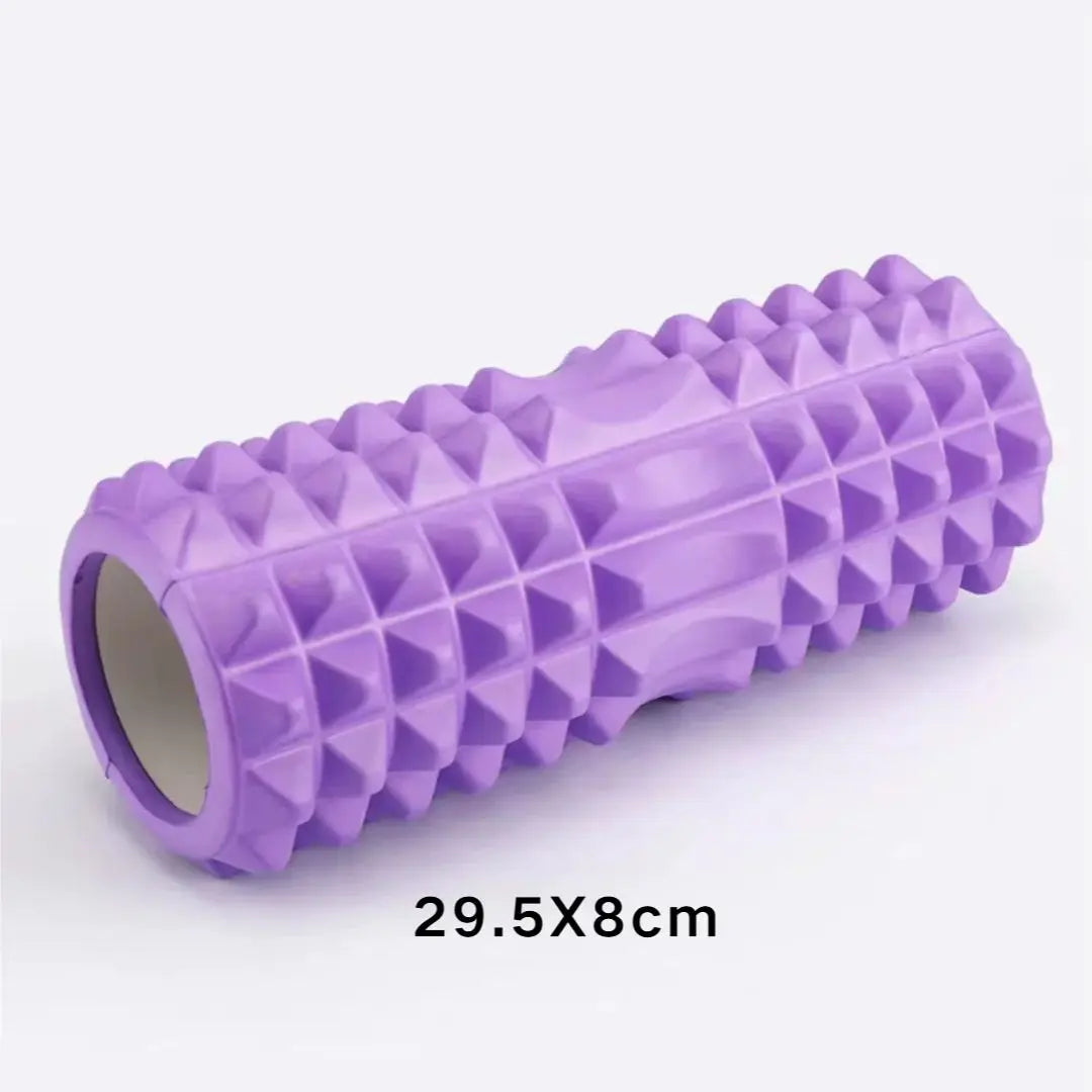 1PC Hollow Foam Massage Roller - High-Density EVA Yoga Roller for Muscle Recovery, Physiotherapy & Sports Anti-Slip Design