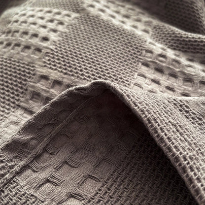 Battilo Cotton Throw Blanket Soft Breathable Waffle Blanket for Twin Queen King Bed Decorative Plaid Sofa Blankets Summer Throws