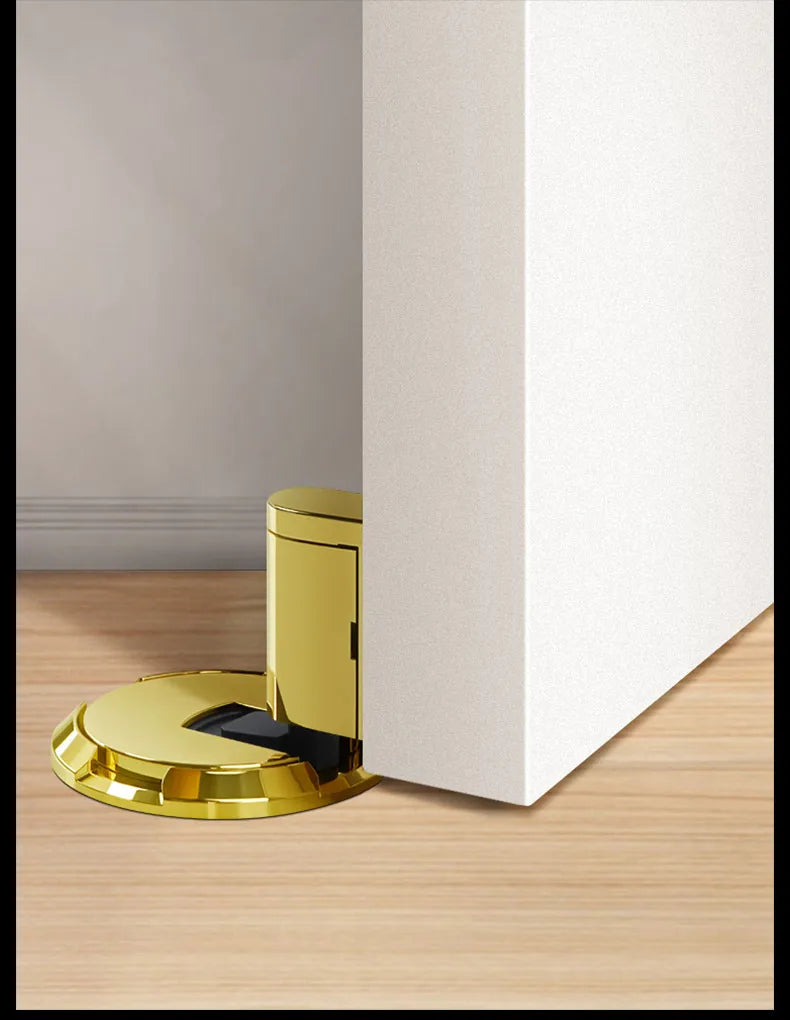 No-punch Door Suction Windproof Ground Suction Anti-collision Door Stopper Household Door Stopper Door-impact Fixed Door Stopper