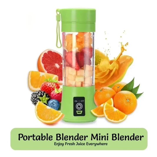 2025 New Mini Portable Handheld USB Rechargeable Blender 380ml Smoothie Maker Travel Juicer Cup for On-the-Go Shakes and Juices