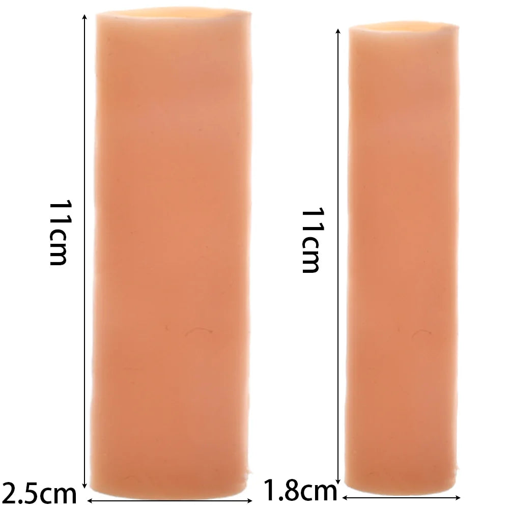 Silicone Toe Protector Cover Anti-Friction Foot Care Tool Fibre Finger Separator Spacer Tube Pain Relief Wear Pads Care Pedicure