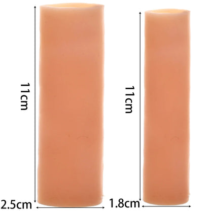 Silicone Toe Protector Cover Anti-Friction Foot Care Tool Fibre Finger Separator Spacer Tube Pain Relief Wear Pads Care Pedicure