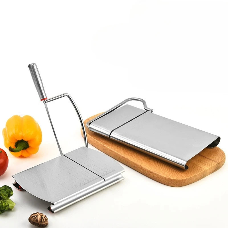 Multifunctional Slicer Butter Cheese Ham Sausage Slicer Kitchen Gadgets Cutting Board With Silicone Suction Base