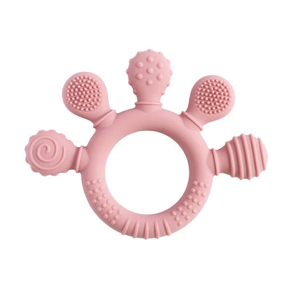 Baby Silicone Teethers Animal Food Grade Silicone Baby 0-12 Toys Silicone Teeth Grinding Stick Newborn Pacifier Accessories Toys