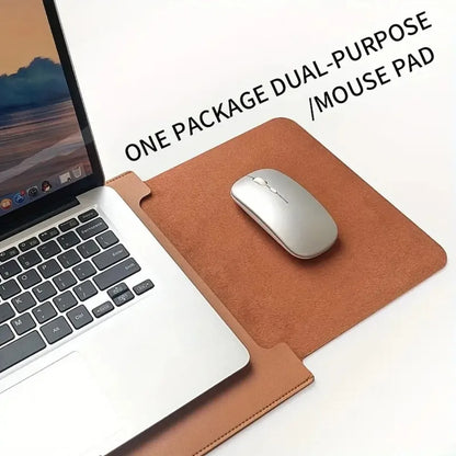 Laptop Bag, 13/13.3/14/15/15.4/15.6/16 Inch, Notebook Computer Mouse Pad, Pu Leather Bladder Bag, Computer Bag Accessories