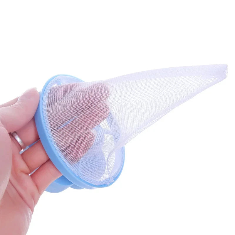 Laundry Pet Hair Catcher Floating Filter Mesh Washing Machine Clothes Cleaning Ball Reusable Hair Catcher Remover Laundry Tools