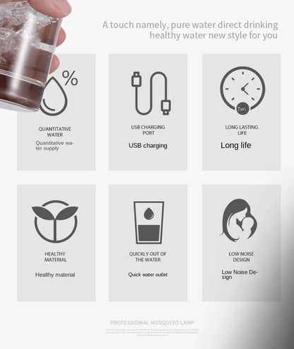 Automatic Water Press Household Barreled Water Electric Water Pump USB Rechargeable Mineral Water Pump Portable Water Dispenser