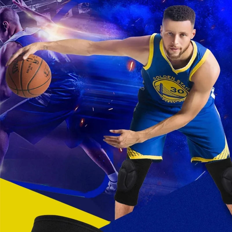 Indoor Fitness Sport Knee Pads Dance Yoga Ballet Safety Brace Breathable Anti-Collision KneeLet Basketball Soccer Sleeve