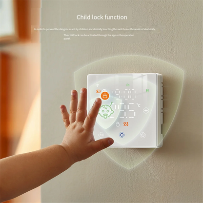 3CGRO-Tuya Zigbee Smart Thermostat For Water/Electric Floor Heating Gas Boiler Remote Temperature APP Voice Controller