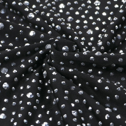 CM.YAYA Diamonds Hot Rhinestones Strapless Women Sleeveless Long Dress 2025 Spring Birthday Party Evening Prom Maxi Dresses