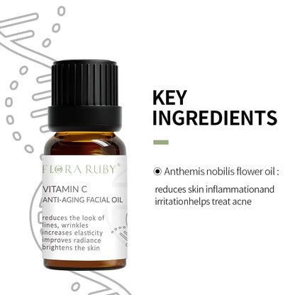 15Ml Essential Oils for Face 100% Natural Essential Oils Set  Vitamin C Facial Care Essence Oil Soothing Moisturizing Rose oil