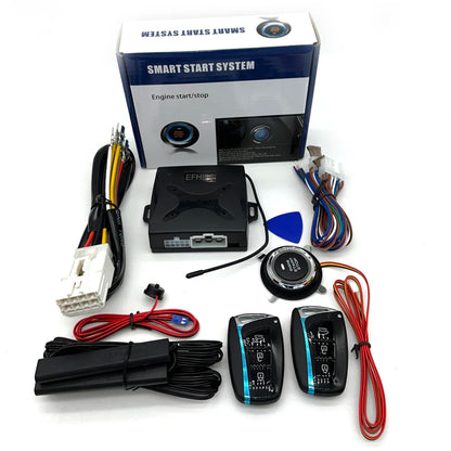 start stop keyless entry system engine start alarm system