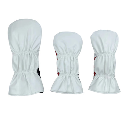 Golf star pattern Head cover Driver Head Covers Fairway Wood Head Covers Hybrid Head Covers Pu Leather