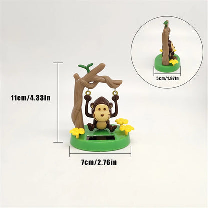 Solar Energy Accessories Shaking Head Doll Swing Monkey Gift CreativeInterior Decoration Car Accessories Car Doll Accessories
