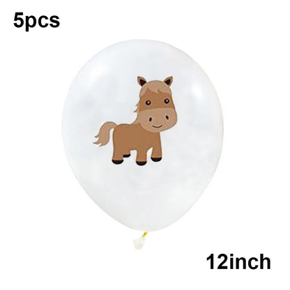 Farm Birthday Party Supplies Animal Farm Paper Plate Pig Sheep Chicken Horses Cows Shape Dinnerware Farm Animal Party Decoration