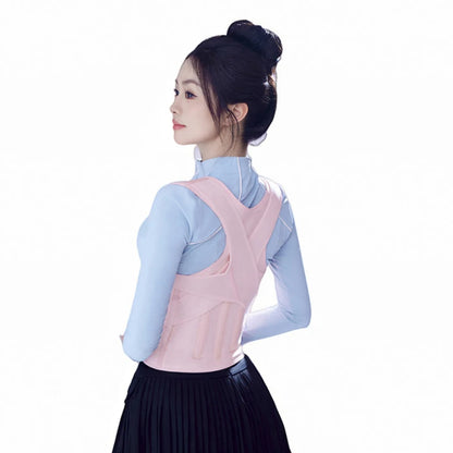 AIQUE Back Posture Corrector Lumbar Pad Waist Support Hunchback Spinal Orthopedic Straps Correct UNISEX Back Brace For Adult