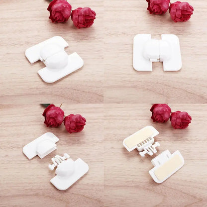 Child ABS Cabinet Closet Fridge Freezer Door Fridge Freezer Lock Kids Safety Lock Protection Baby Anti-Clip Hand