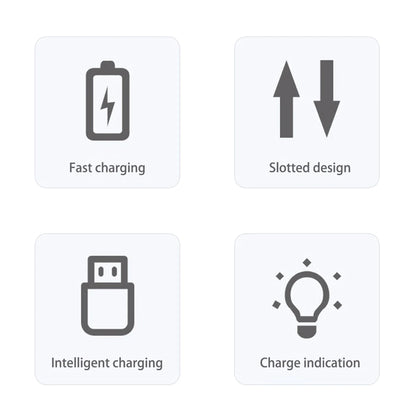 Battery Charger 4 Slot Intelligent Fast Charge With LED Indicator For 1.2V NiMH NiCd AAA/AA Rechargeable Batteries USB Charger
