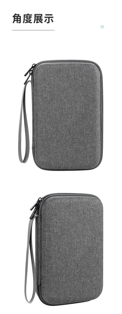 Large Capacity Travel Electronics Accessories Organizer Tablet Hard Disk Cable Portable Storage Bag EVA Airbag Travel Bags