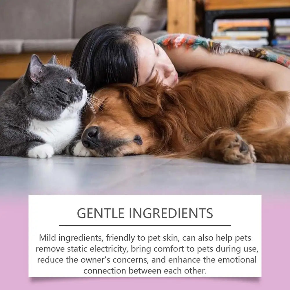 100ml Pet Odor Eliminator Fresh Scent Spray For Dogs Cats Home Deodorizing Solution With Harness Attachment