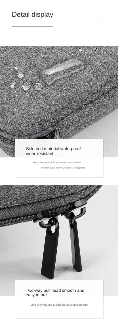 Large Capacity Travel Electronics Accessories Organizer Tablet Hard Disk Cable Portable Storage Bag EVA Airbag Travel Bags