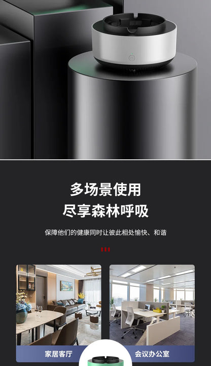 Smart Air Purifier for Smoke Odor Removal with Multi Filtration System Indoor Office Living Room Ashtrays Smoking Accessories