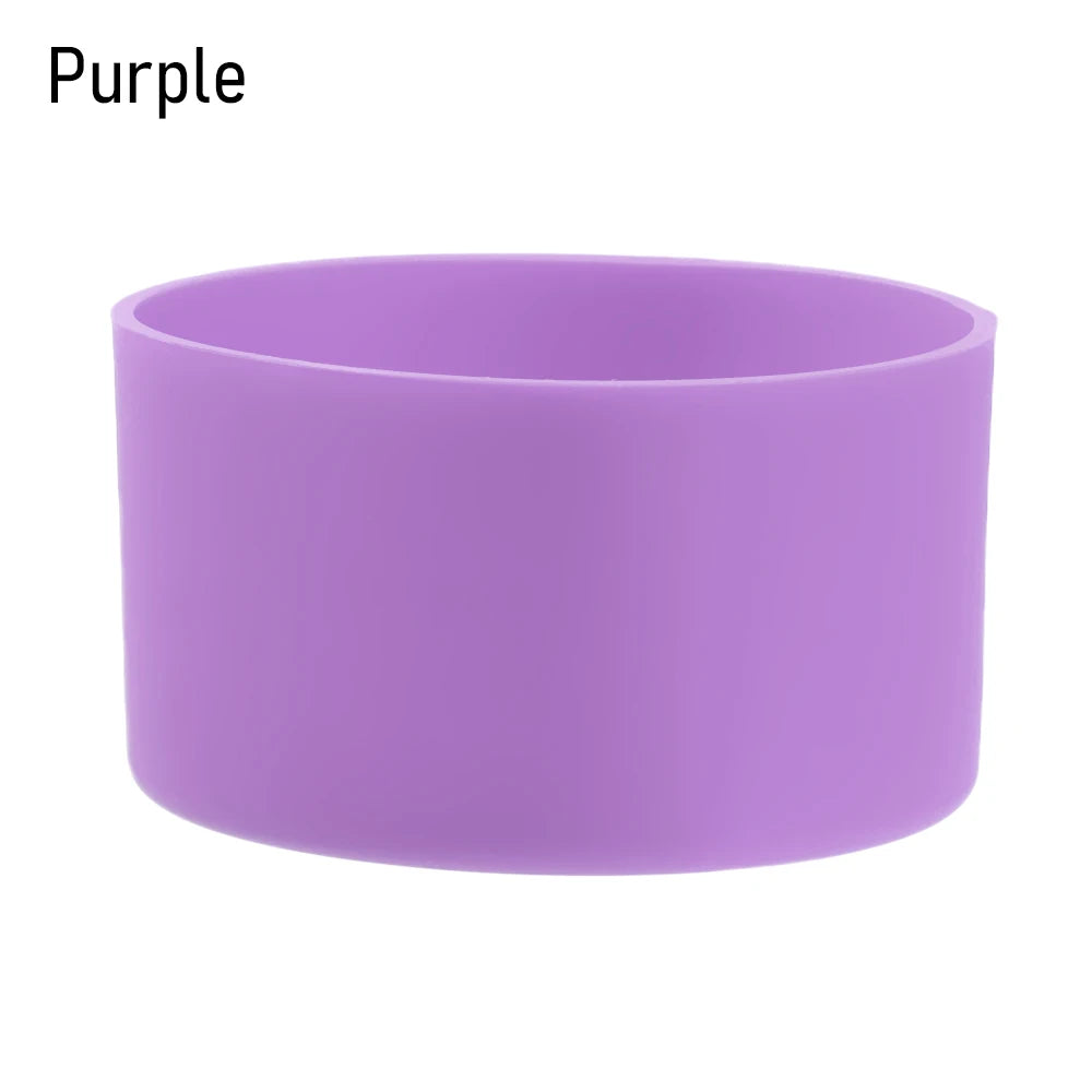 Slip-proof Bottle Silicone Boots Sleeves For 12OZ 18OZ 21OZ 24OZ Hydro Flask Water Bottle Cup Lid For Outdoor Camping Hiking