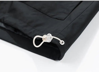 Oversize Men Jacket Coats Windbreaker Trench 6XL 7XL 8XL Plus Size Hooded Waterproof Black Bomber Camping Loose Thin Softshell