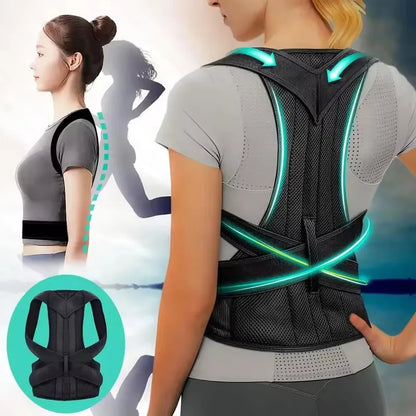 Back Brace Posture Corrector for Women & Men,Back Straightener, Scoliosis and Hunchback Correction,Adjustable Posture Trainer