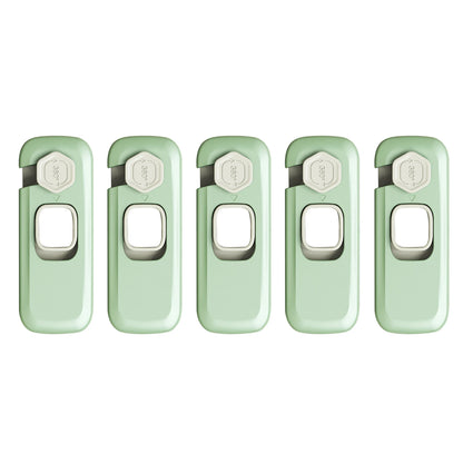 5pcs Home Refrigerator Lock Self-Adhesive Fridge Freezer Door Catch Lock Toddler Kids Child Cabinet Safety Lock Baby Safety Lock