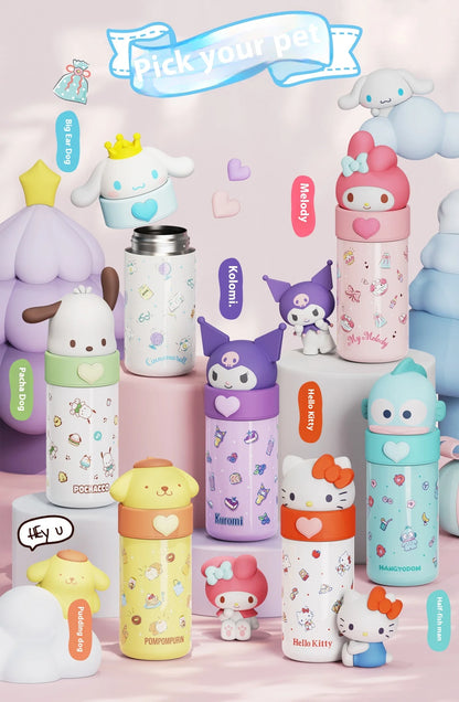 Cartoon Insulated Cup With High Appearance Children'S Water Cup Cute And Portable Student Food Grade Insulated Water Cup Gift