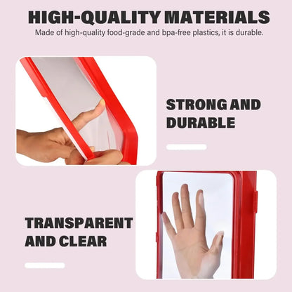 Vacuum Fresh Storage Tray Reusable Creative Food Storage Container Stackable Food Preservation Tray with Elastic Lid