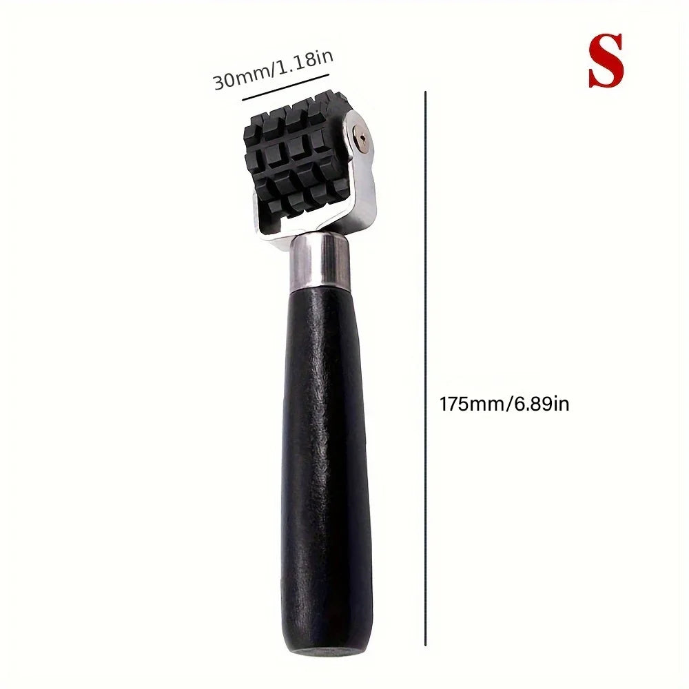 Car Soundproof Roller Thick Rubber Tire Compaction Tools Moto Auto Repair Press Wheel Car Maintenance Anti-Vibration Roller