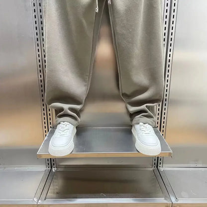 Outdoor Joggers Sweatpants Solid Color Casual Trousers High Quality Cotton Men's Brand Pants