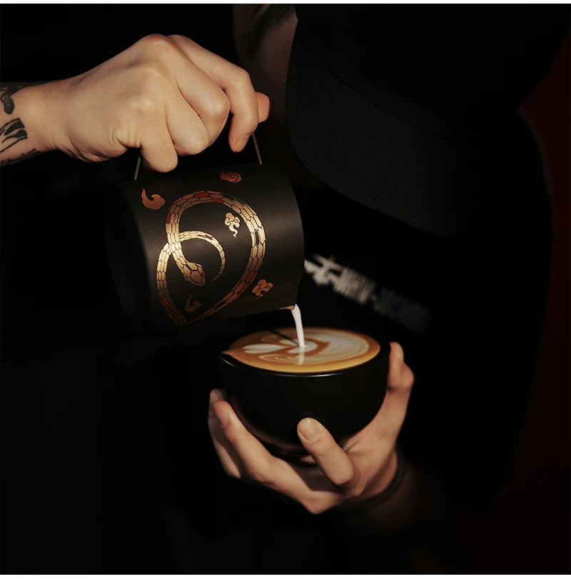 MHW-3BOMBER Coffee Milk Frothing Jug Latte Art Cup Stainless Steel Milk Frother Pitcher Jug Espresso Coffee Accessories