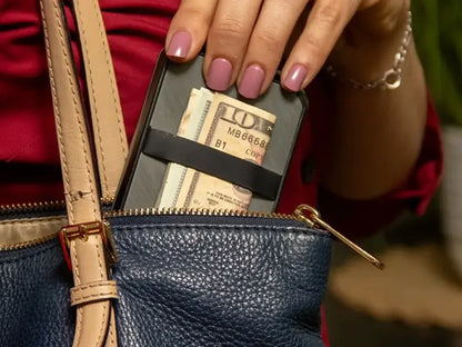 Wallets 4 RFID Blocking Wallet for Men with Removable Money Clip - Slim, Secure and Crush Resistant