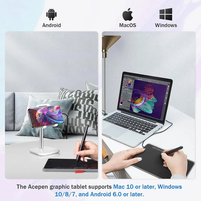 Drawing board, digital tablet computer, HavaPen ap906 9 x 5 inch artistic drawing digital tablet computer with battery-free pen