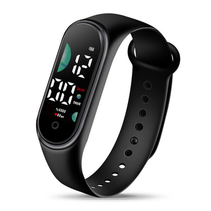 Electronic Clock Student Keychain Watch Silent LCD Digital Display Portable Student Exam Study Desktop Clock Keychain