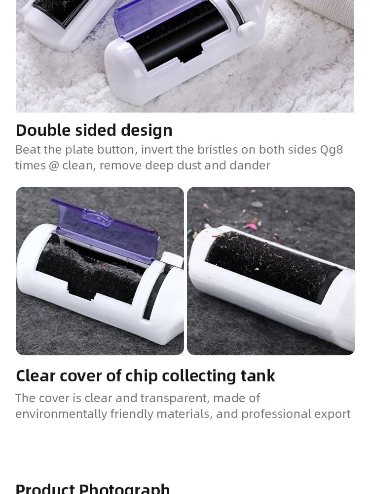 Clothes Lint Remover Electrostatic Brush Portable Coat Sweater Dry Cleaning Lint Removal Brush Pet Sticky Lint Remover