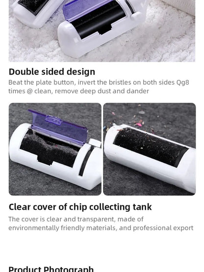 Clothes Lint Remover Electrostatic Brush Portable Coat Sweater Dry Cleaning Lint Removal Brush Pet Sticky Lint Remover