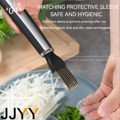 JJYY Garlic Shredders Onion Slicer Cut Onions Vegetable Grater Cutter Multi-slicer Vegetable Tools Shredders Onion Knife