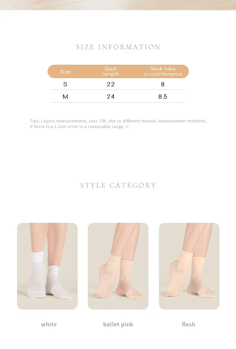 Women Professional Ballet Socks Modern Dance Socks Dance Pilates Yoga Socks Stockings Kids Girl Boys Breathable Dance Socks